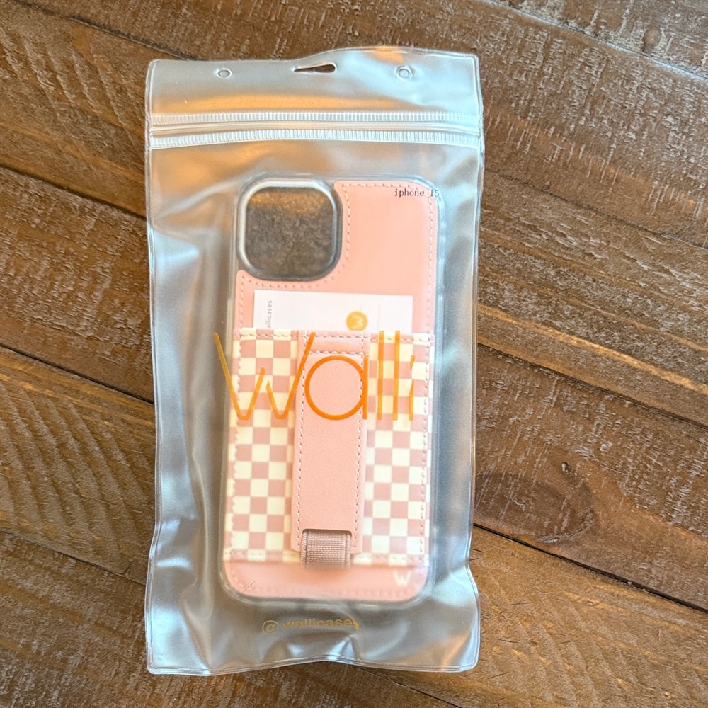 Elegant Pink Wallet Case for iPhone